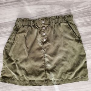 Loft Olive Green Skirt Size Medium